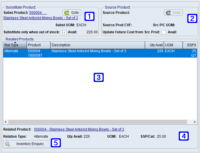 Related Products Tab Screen Related Products Tab Screen